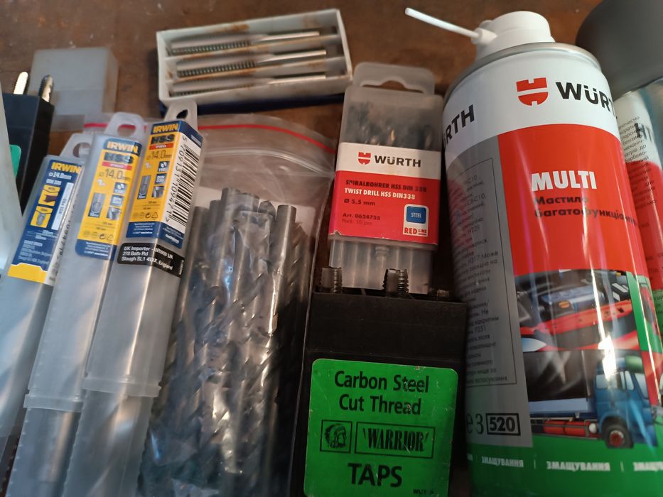 Свердла Вюрт спреї фільтра 3М Грунтовка цинкова