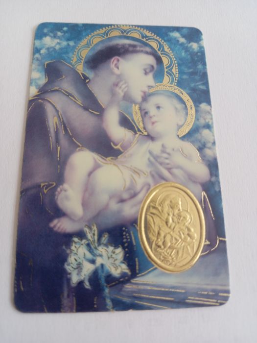 Santinhos antigos de Santo António e outros