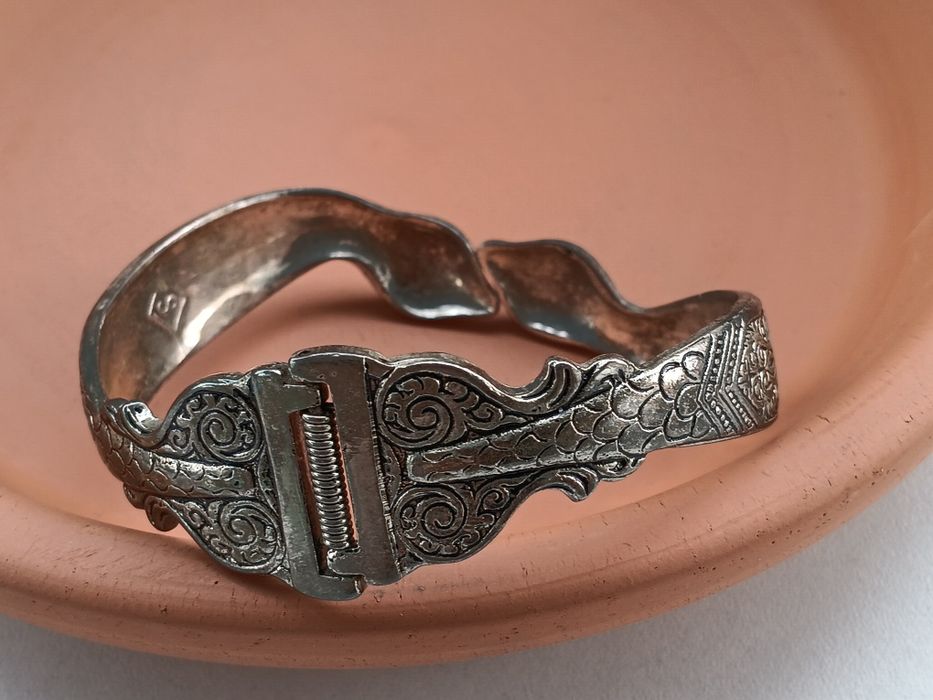 Pulseira Vintage Cobra / Snake Bracelet Articulada – Estilo Nórdico
