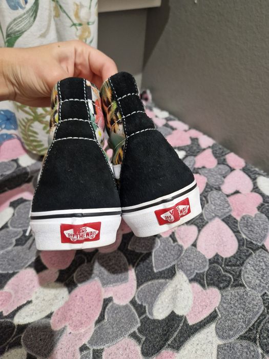 Новые ! Высокие чёрные кеды ванс vans high 40,5 р 26 см