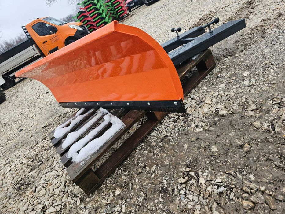 Nowy pług do śniegu na wózek widłowy wytrzymały mocny 1.5 m DOWÓZ