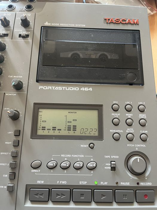 tascam portastudio 464 multitrack recorder