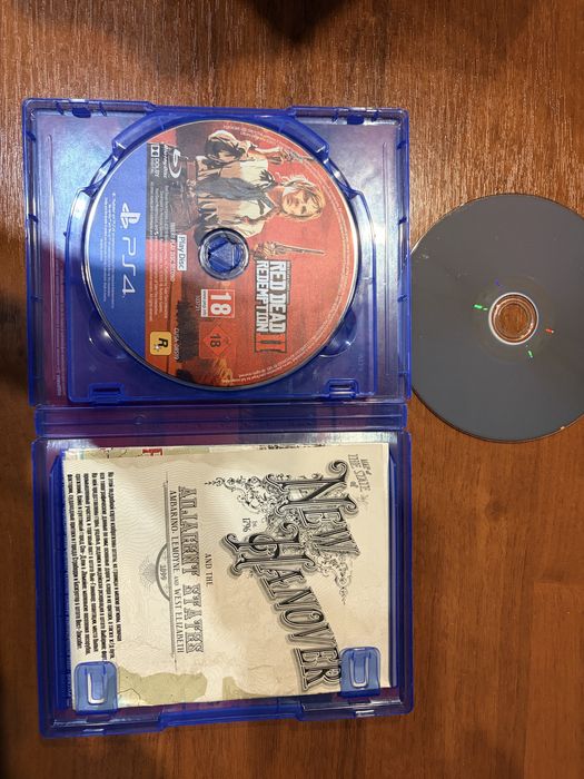Диск red dead redemption 2 ps 4