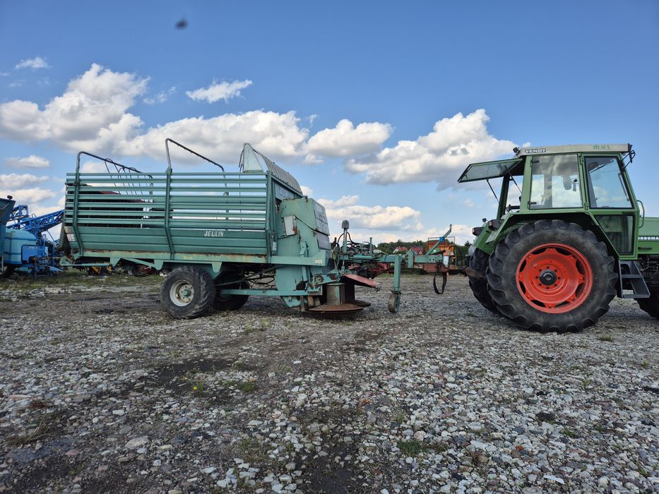 Przyczepa samozbierająca Jeaulin 2012R krone strautmann