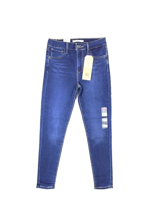 720 26 27 28 29 30 31 32 Levis синие женские джинсы на высокой посадке
