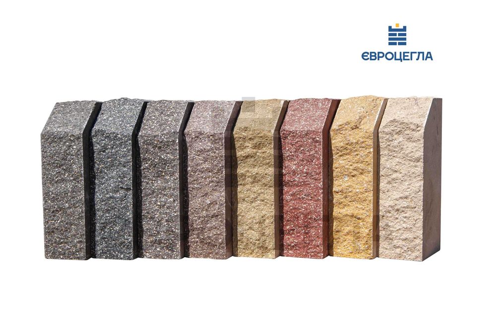 Рвана цегла на паркан, для стовпчиків, для колон ЄВРОЦЕГЛА