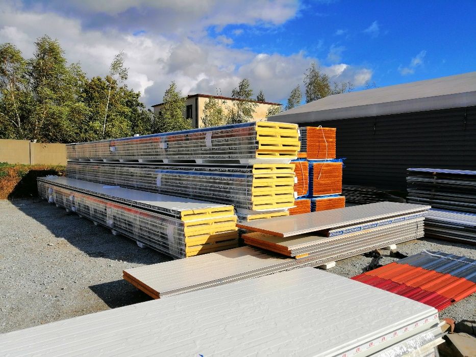 Płyta warstwowa 40 AGRO włókno szklane FIBERGLASS I gat.