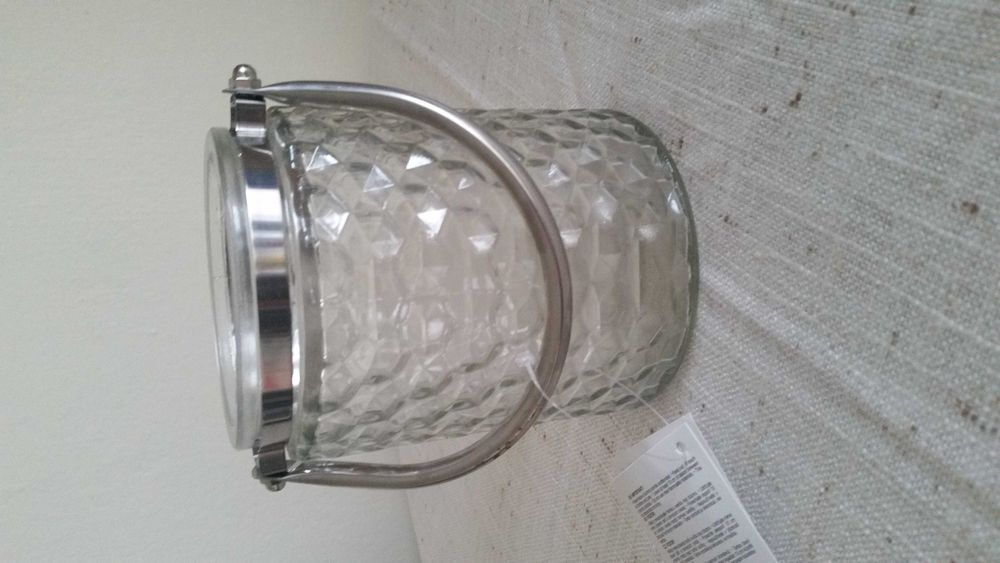 Szklany lampion na tealight