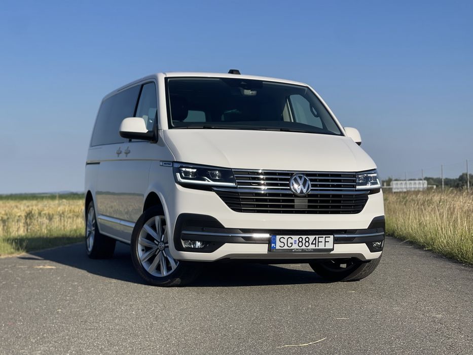 VW Multivan Highline T6.1 - IDEALNY - DSG 18” el. Klapa i drzwi, DCC, tempomat aktywny, car-play (california)