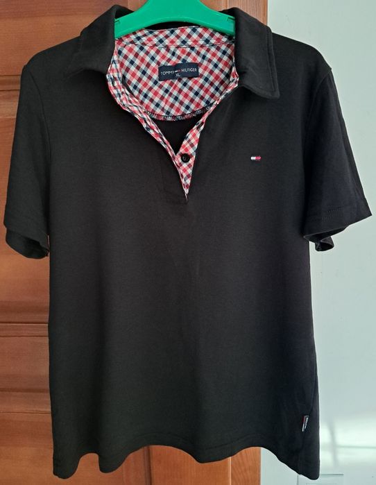Czarna koszulka polo Tommy hilfiger r.XL