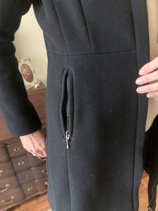 Sobretudo preto Zara