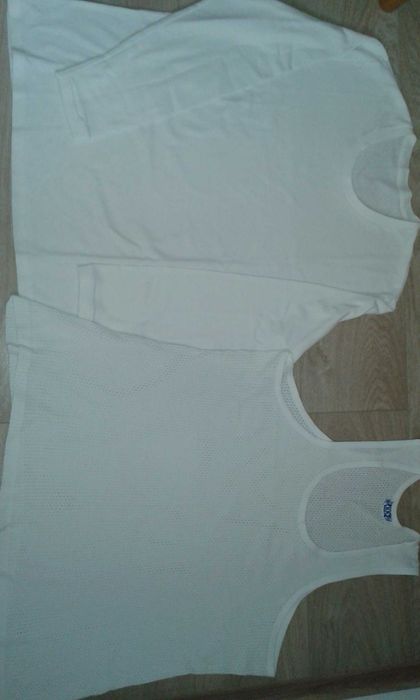 Komplet Podkoszulek męski XL biały bielizna