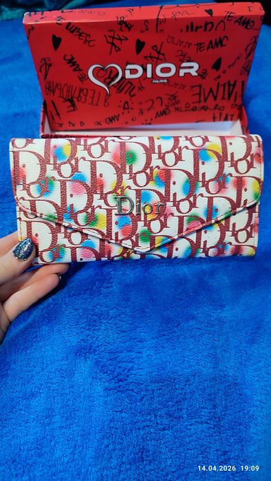 Dior portfel damski