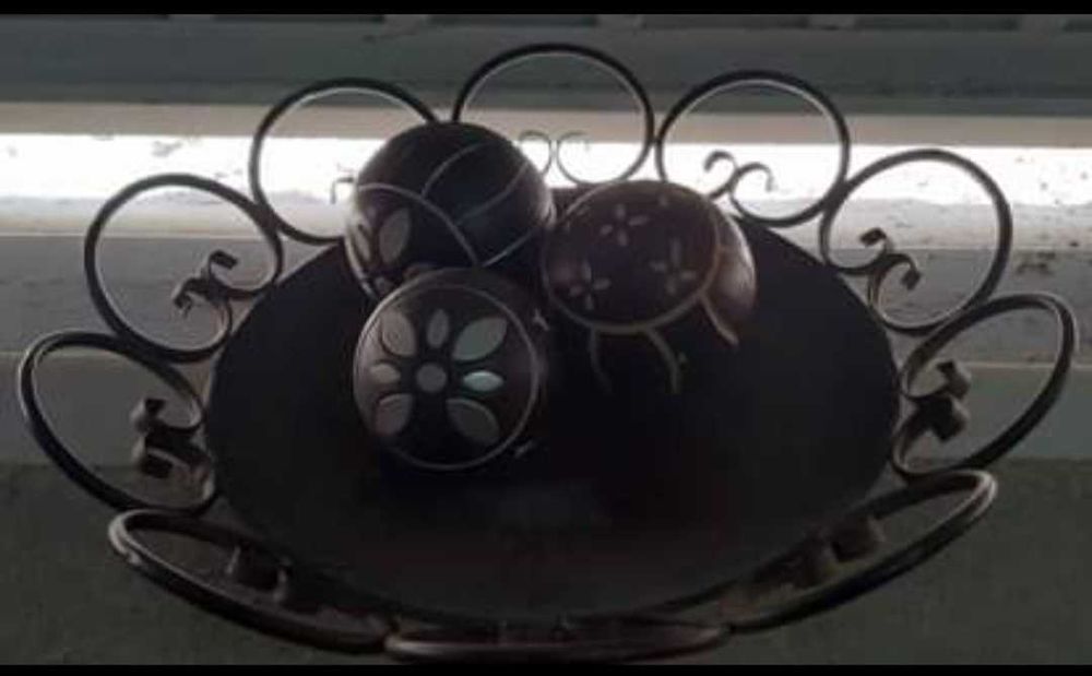 Várias peças de decoração