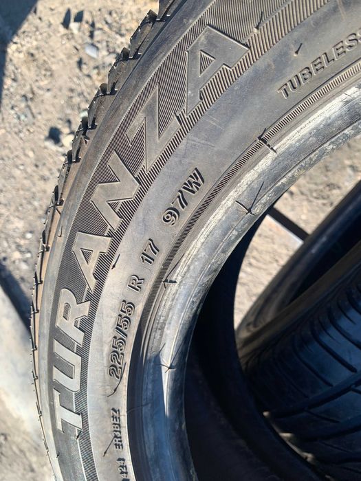 225-55-R17 BRIDGESTONE TURANZA = 2 штуки пара резины GERMANY 2024
