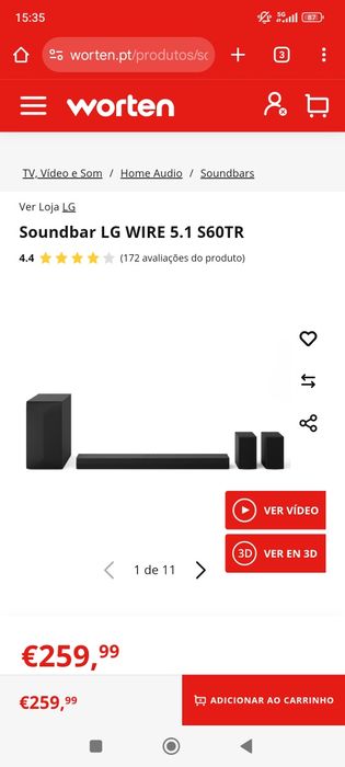 Soudbar LG s60 TR