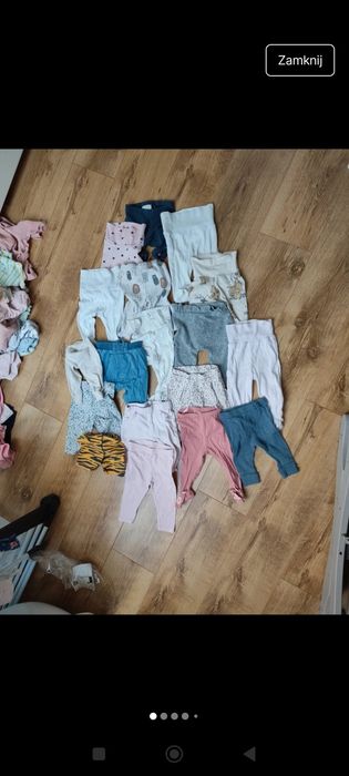 Mega paka ubranek niemowlęcych dla dziewczynki rozmiar 62