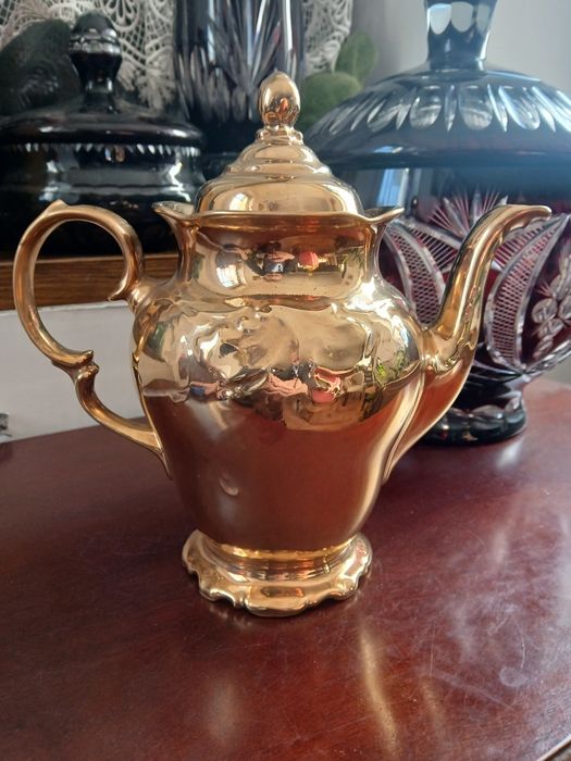 Fryderyka PRL duży dzbanek złocony