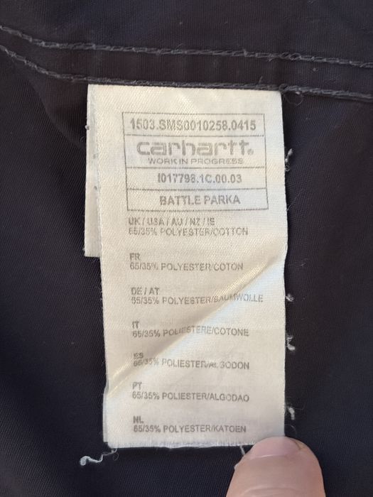 Чоловіча куртка парка Carhartt WIP Battle Parka-Весна/Осінь Розмір М