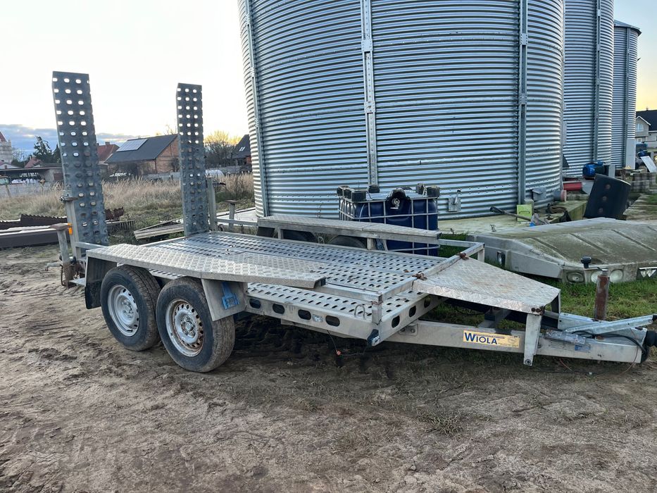 Przyczepa Wiola W2 do minikoparki 2011r koparki