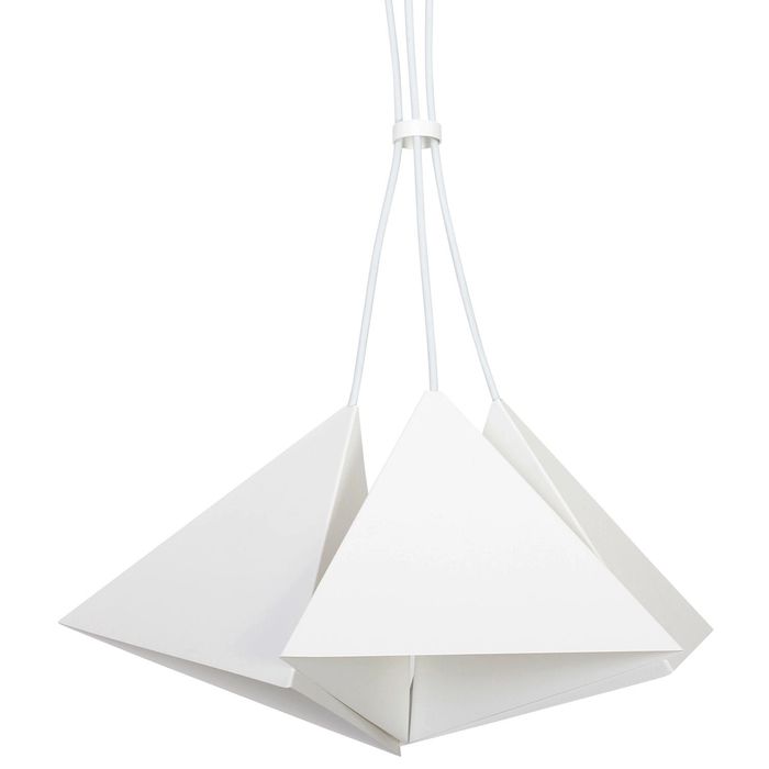 Lampa biała, żyrandol, Luminex SET 7407,