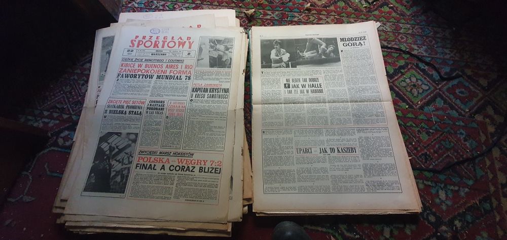Przegląd Sportowy 1978 r. rocznik niekompletny