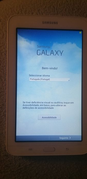 Tablets novo branco Samsung