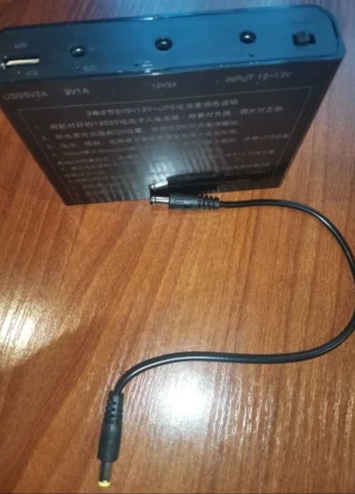 Мини UPS 12/9/5в из аккумуляторов 18650 для роутеров, ip-камер