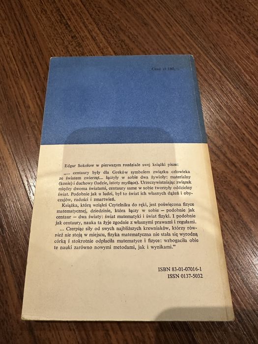 Centaur czyli jak matematyka pomaga w fizyce Sokołow