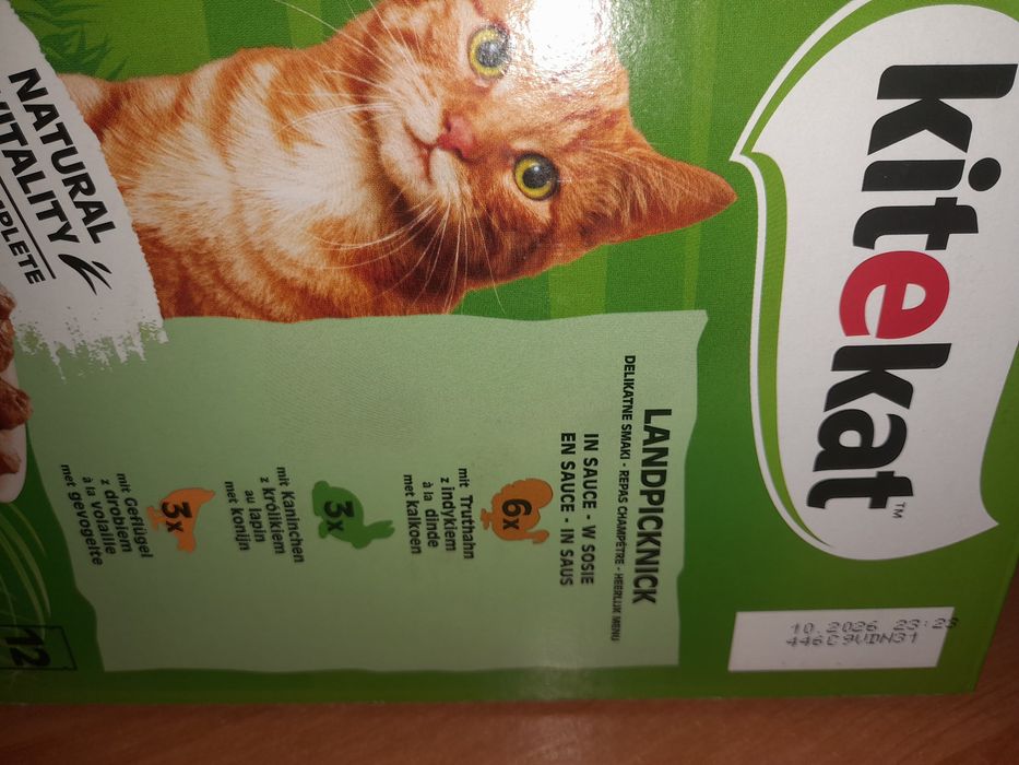 Karma dla kotka szt 1.60