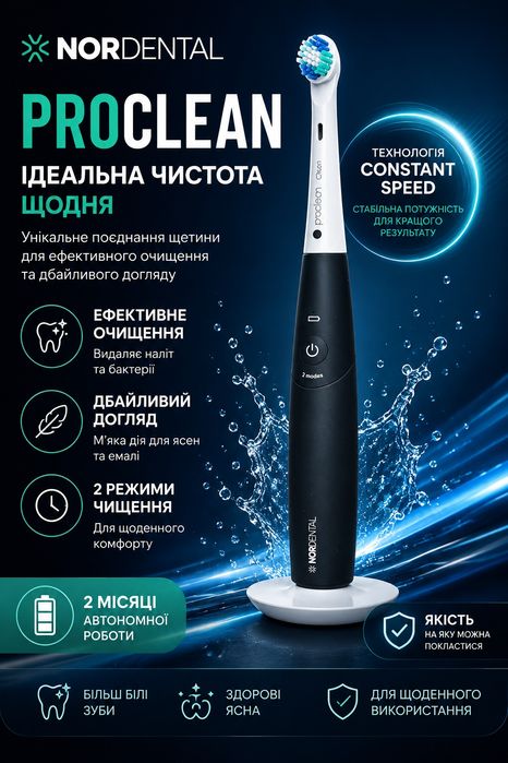 Зубна щітка Nordental Proclean Np300gy