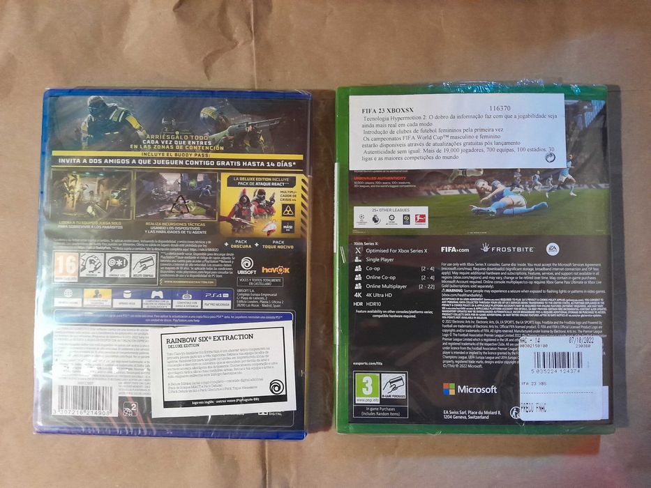 Jogos Ps4 e Xbox novos selados vários preços