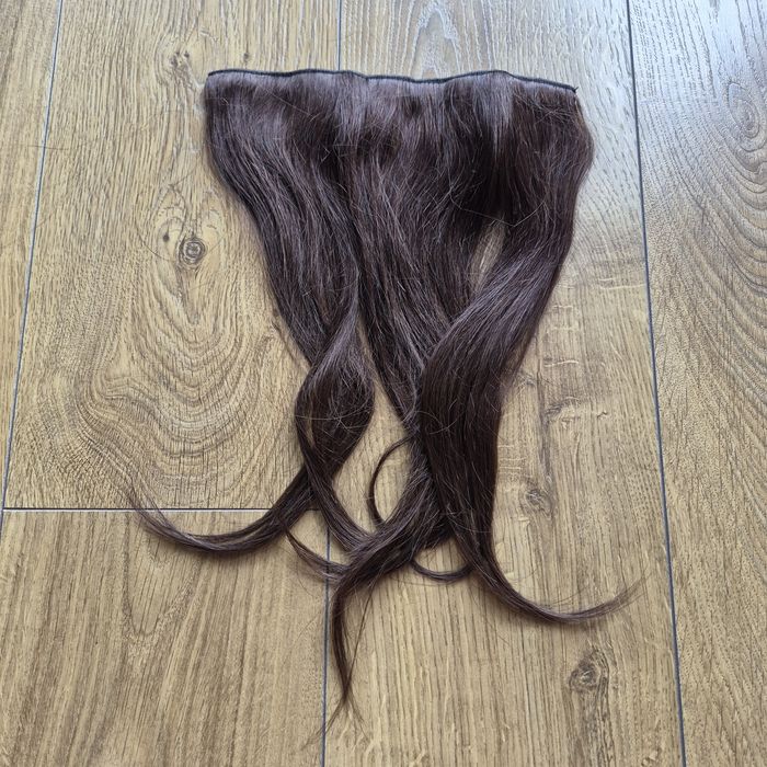 Nowe doczepy Clip-in Elailite naturalne włosy 40cm 45g Ciemny brąz #2 2.09