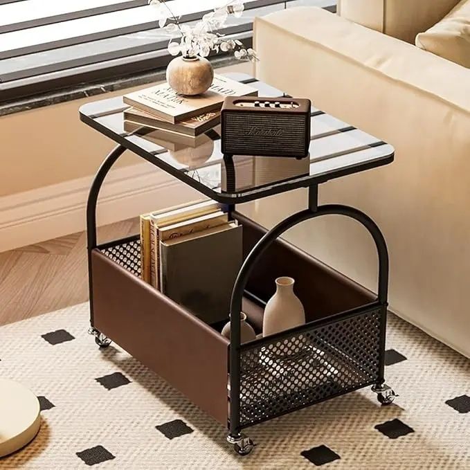 Столик інтер'єрний журнальний під дерево