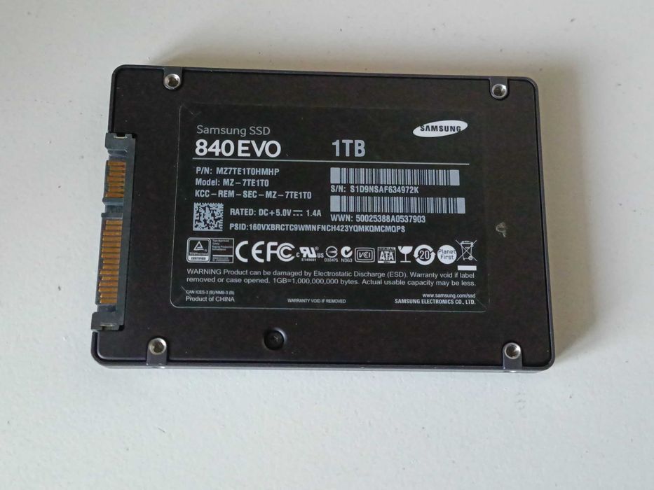 1Tb SSD Samsung 840 EVO SATA3 2.5"