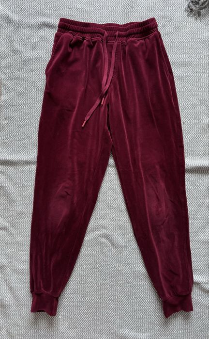 Fashion nova men штани велюр S/M Германия спортивні брики спортивные