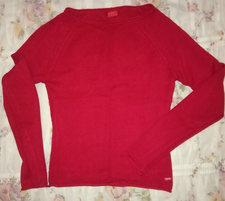 Czerwona bluza Esprit rozm S