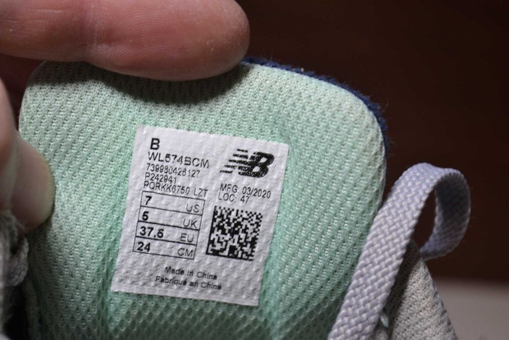 new balance 547 кроссовки 37.5-38р кожаные оригинал