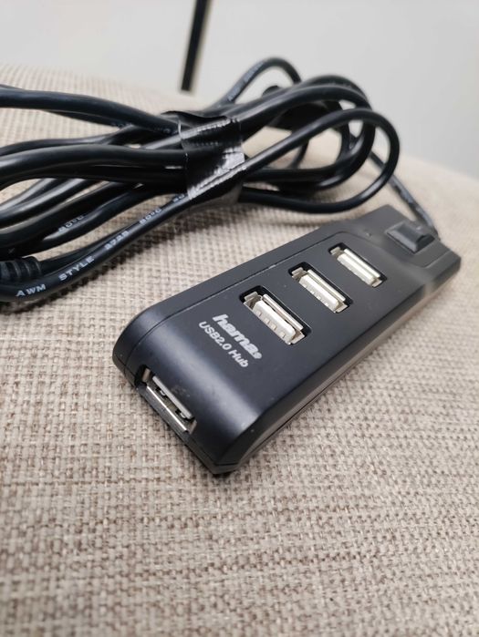 Usb 2.0 Hama Switch Hub Ps4 Pc Rozgałęźnik Przejściówka