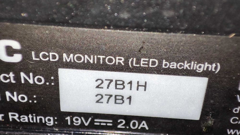 AOC 27B1H Monitor (parts)64284469494274122