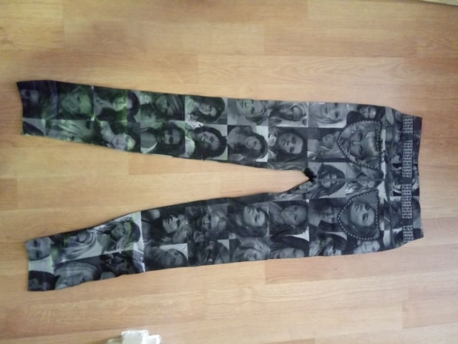 Nowe legginsy bezszwowe z twarzami