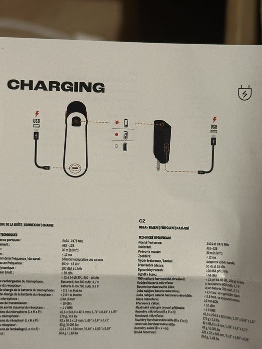 Bezprzewodowe mikrofony karaoke 2 szt zestaw USB C