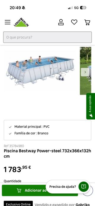Piscina bestway 7x 4,5m