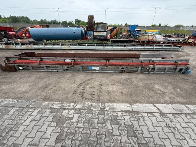 przenośnik taśmowy konstrukcja elektrobębne na tatę 900 mm długość 8.8mb