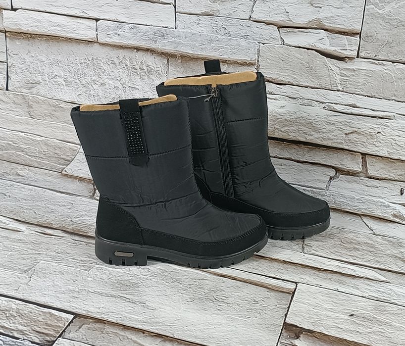 Śniegowce damskie czarne Cleve 38