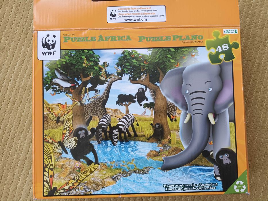 Puzzle Animais África - WWF