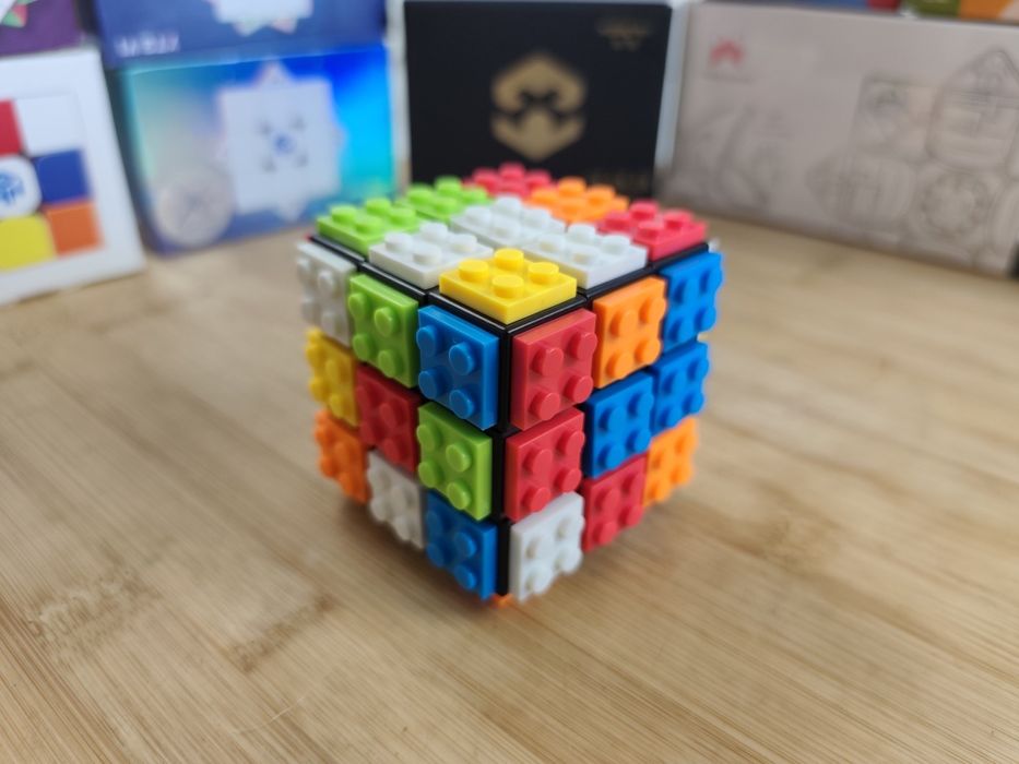 Cubo Mágico 3x3 Estilo Lego (Novo)