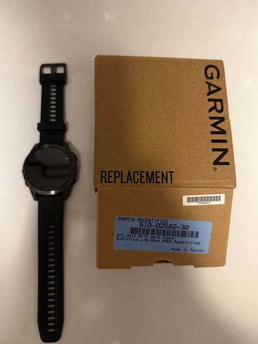 Nowy z gwarancją Garmin Epix 2 Sapphire Titanium po wymianie serwisowej
