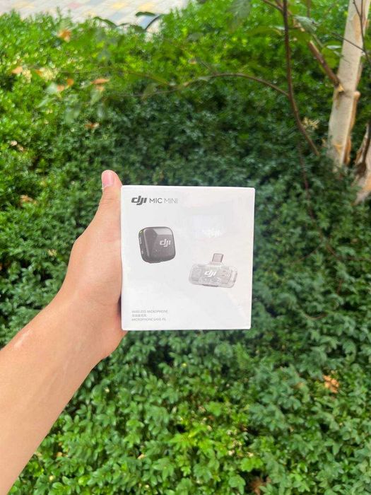 Мікрофонна радіосистема для фотокамери, для смартфона DJI Mic Mini 1TX + 1RX + перехідник на litingh
