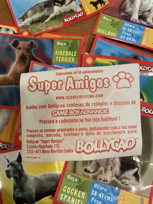 Cromos “Super Amigos” Bollycao